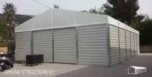 Chapiteau de stockage