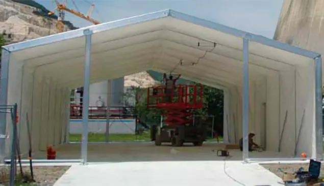 Structure en centrale nucleaire