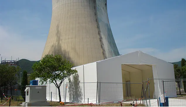 Structure en centrale nucleaire