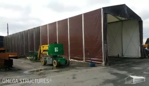 tente de stockage professionnel