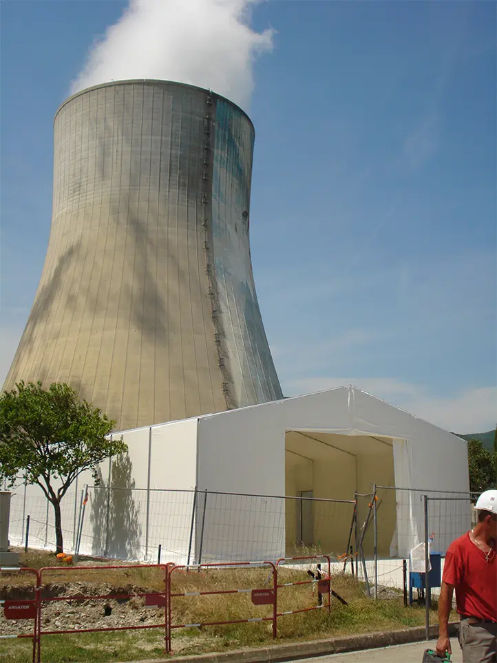 Tente de stockage CNPE