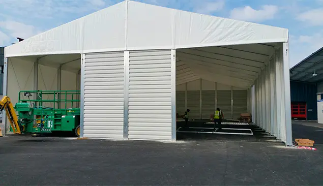 Zone de réception et de classification vins