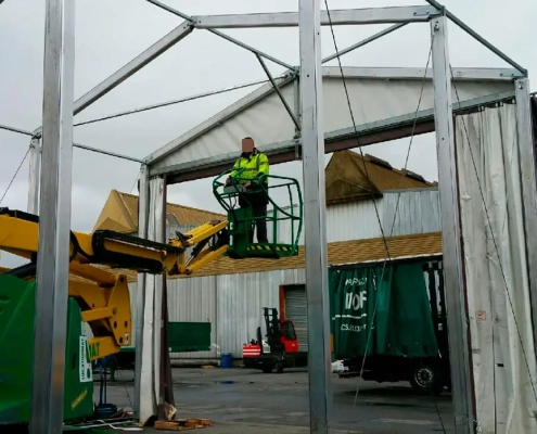 Montageg hangar en Kit. Hangar de stockage démontable