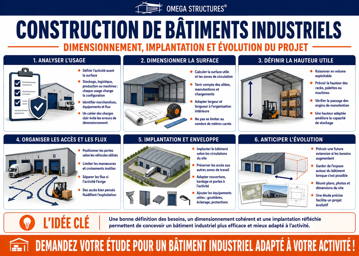 Construction de bâtiments industriels